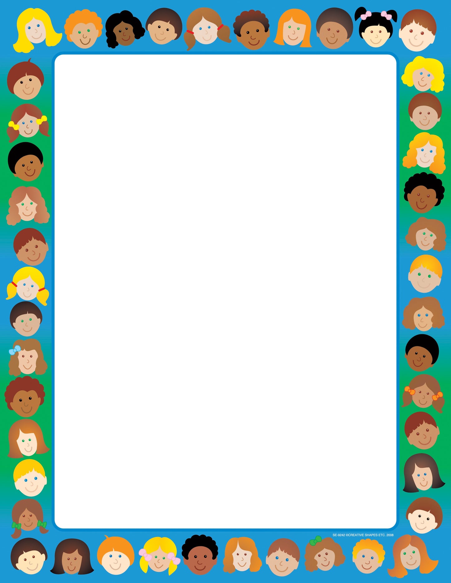 SHAPES ETC. Designer Paper - Kids (50 Sheet Package)