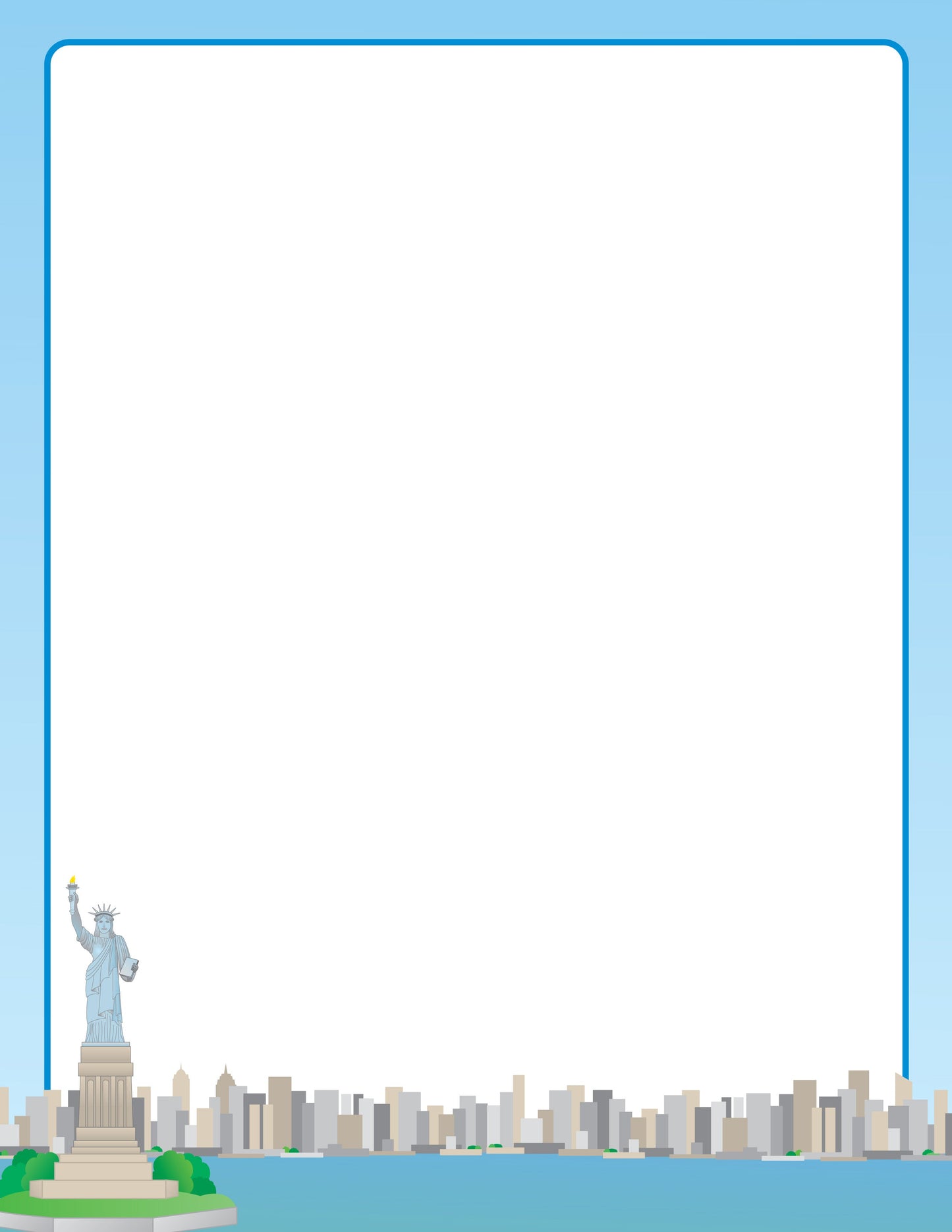 SHAPES ETC. Designer Paper - NY Skyline