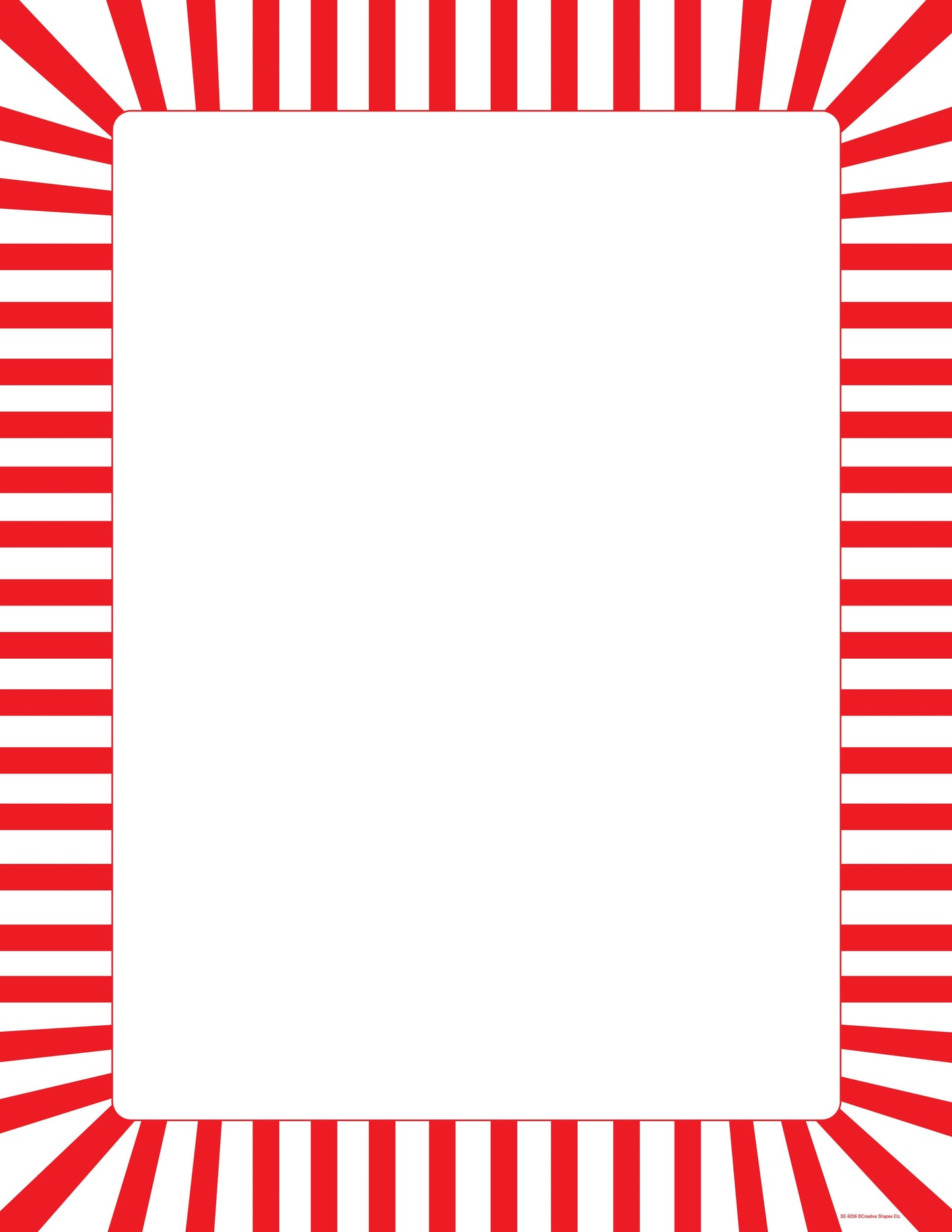 SHAPES ETC. Designer Paper - Candy Cane (50 Sheet Package)