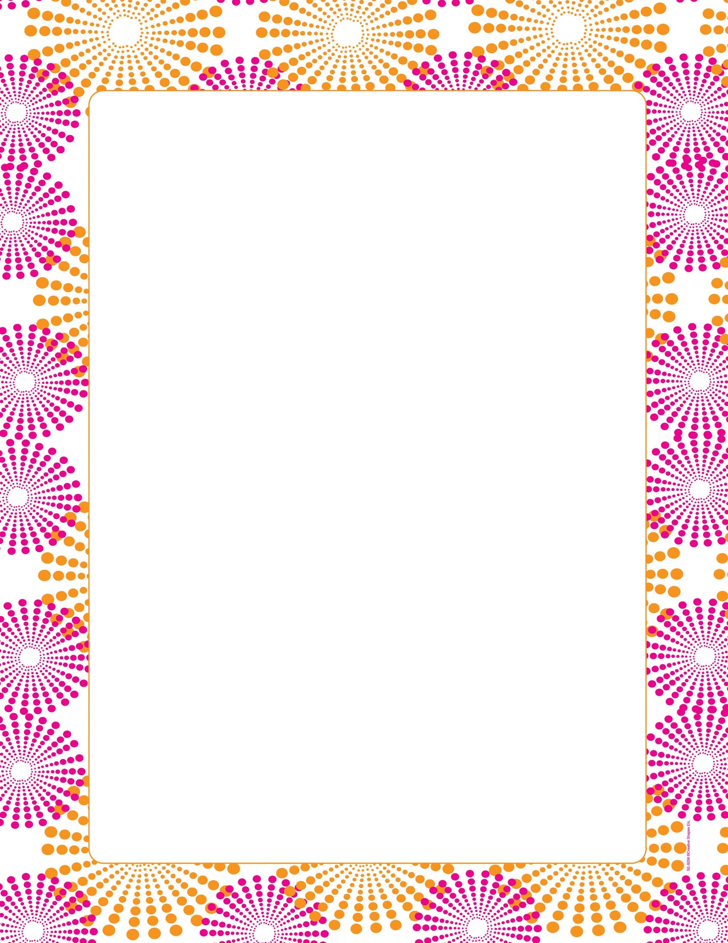 Designer Paper - Color Burst Pattern (50 Sheet Package)