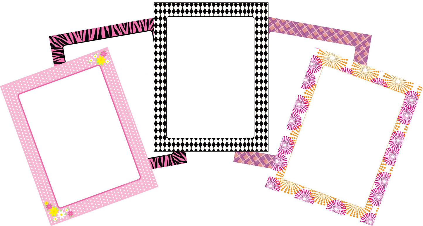 SHAPES ETC. Designer Paper Set -  Pizzazz Chic
