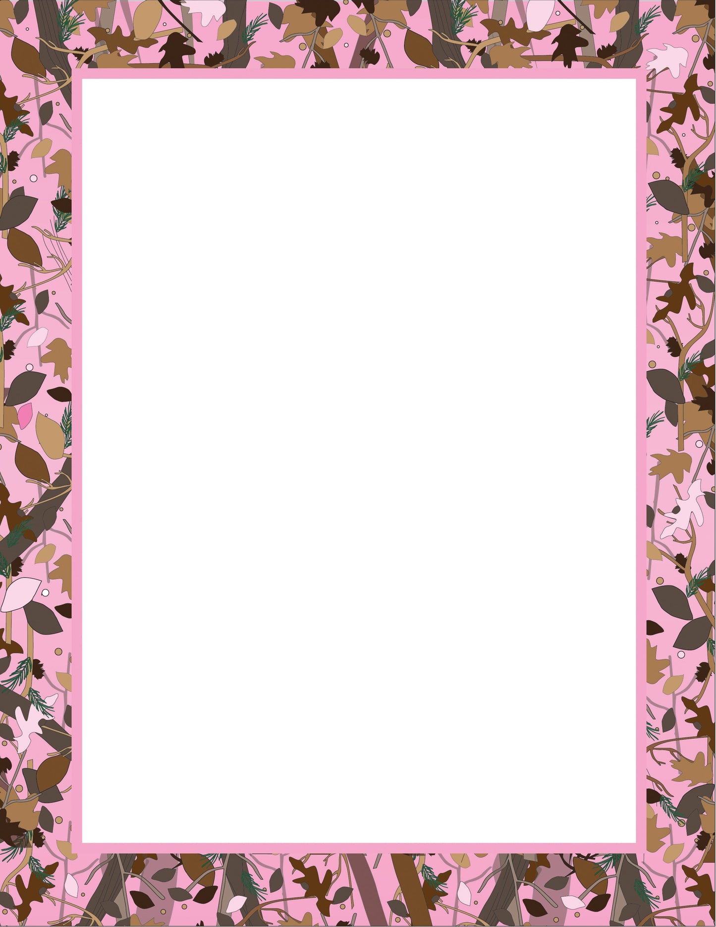 SHAPES ETC. Designer Paper -  Pink-O-Ween Spooky Camo  (30 Sheet Package)