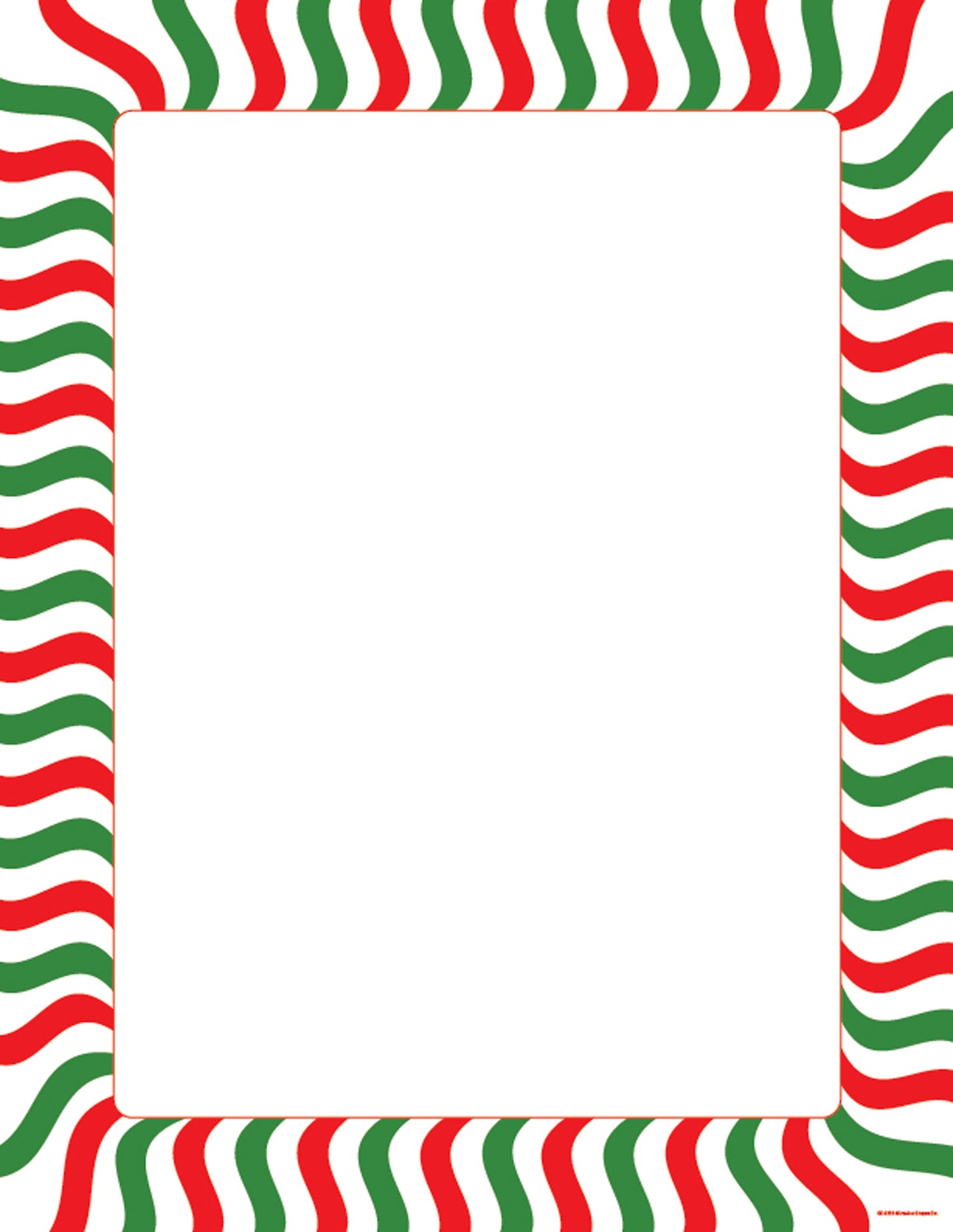 SHAPES ETC. Designer Paper - Peppermint Stripe (50 Sheet Package)