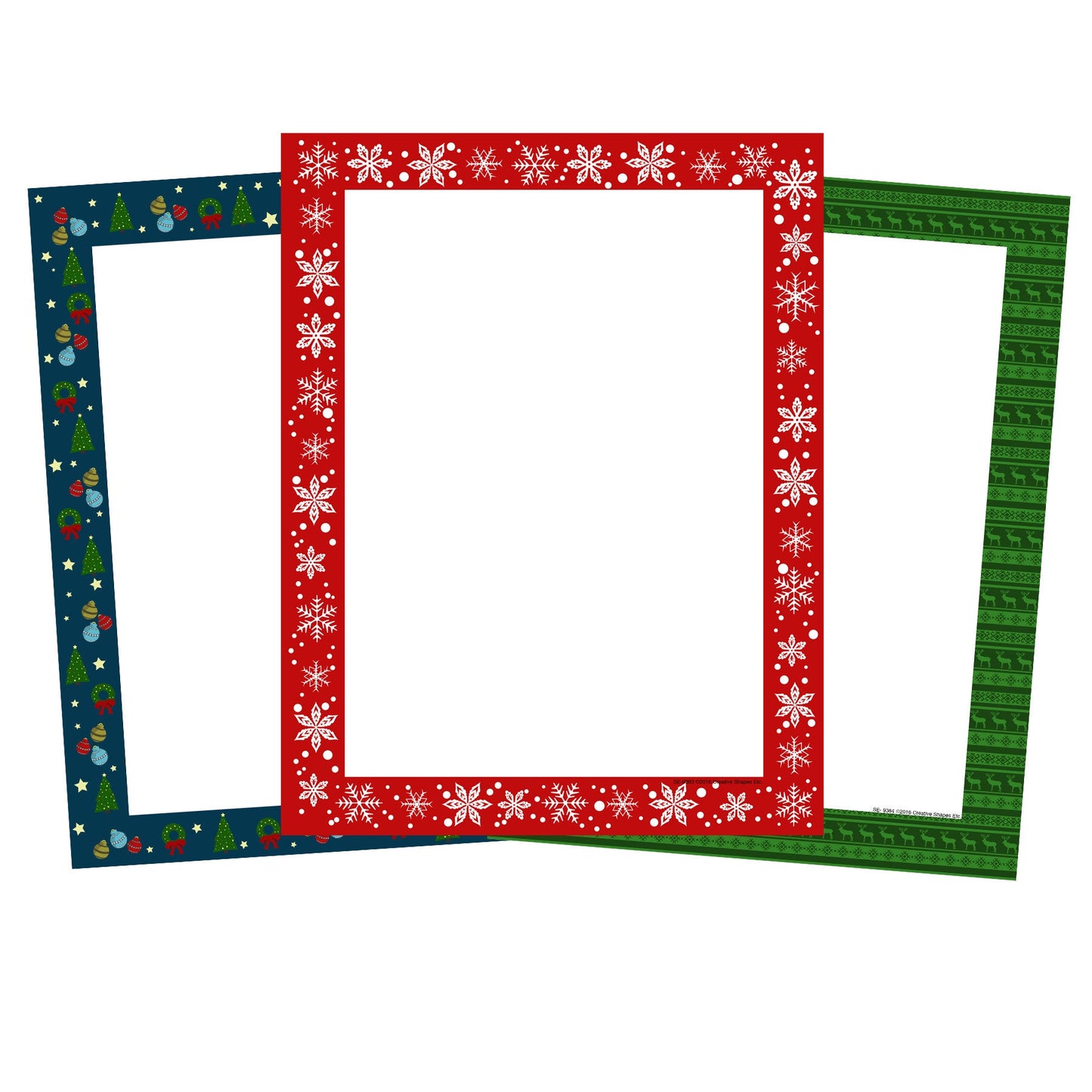 SHAPES ETC. Designer Paper Set - Holly Daze