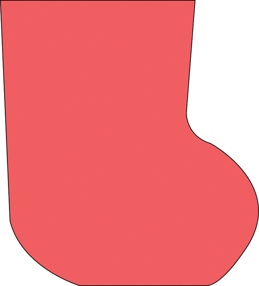 SHAPES ETC. Sticky Shape Notepad - Stocking
