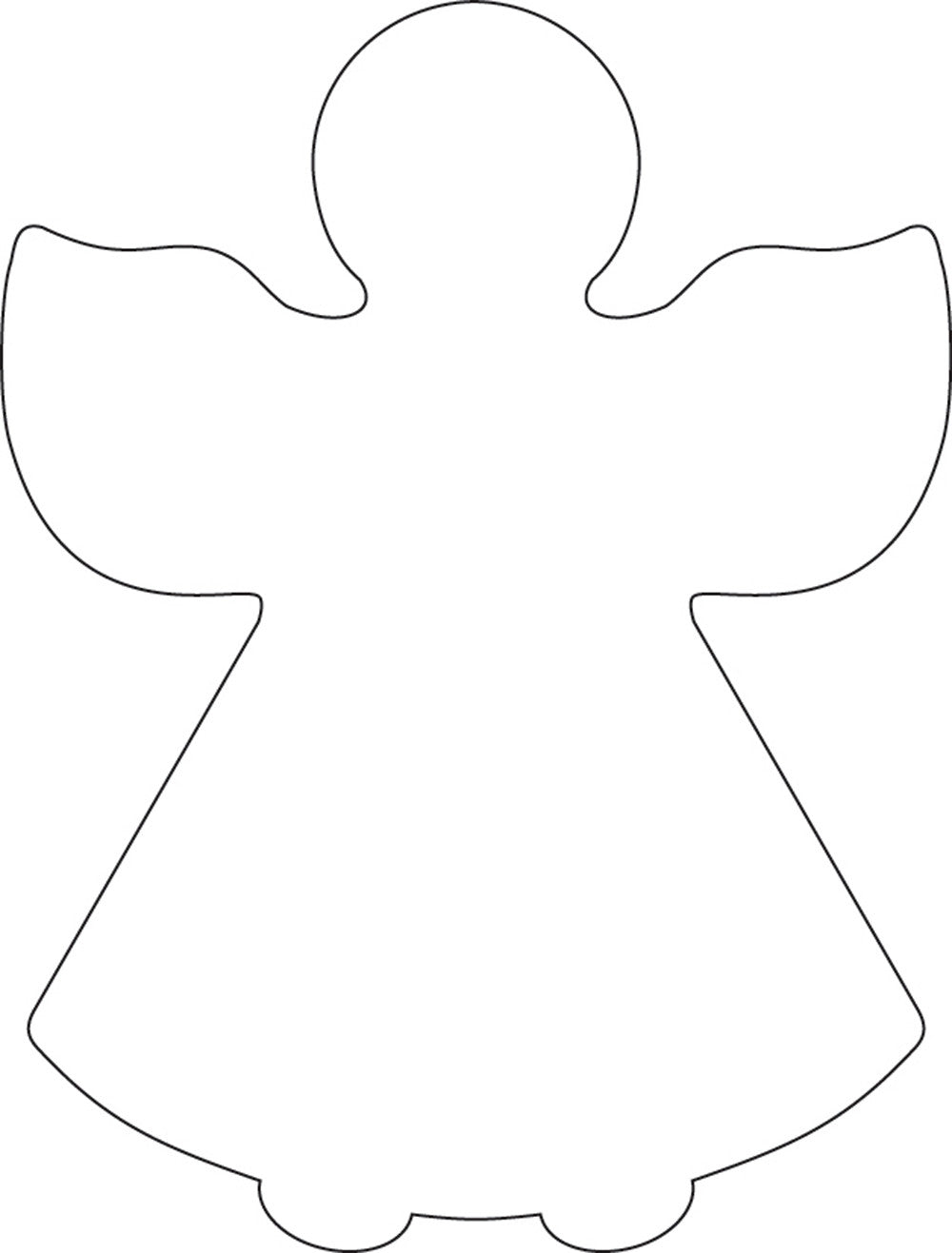 SHAPES ETC. Sticky Shape Notepad - Angel