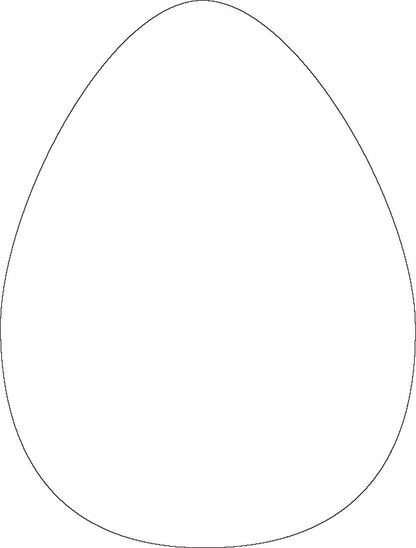 SHAPES ETC. Sticky Shape Notepad - Egg