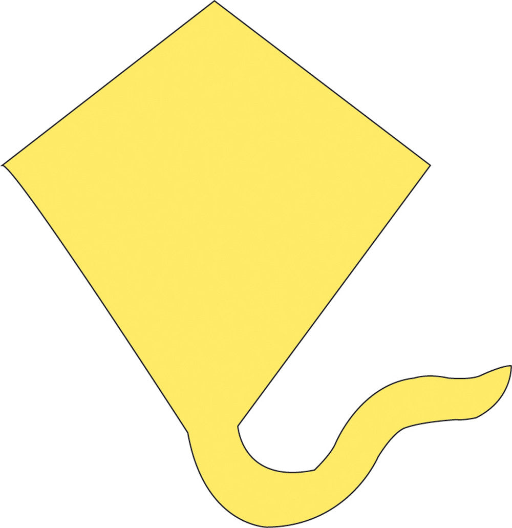 SHAPES ETC. Sticky Shape Notepad - Kite