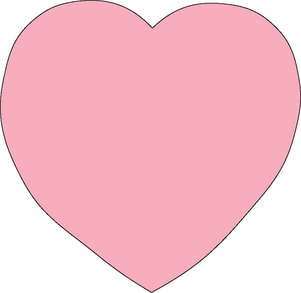 SHAPES ETC. Sticky Shape Notepad - Pink Heart