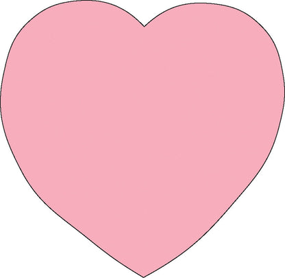 SHAPES ETC. Sticky Shape Notepad - Pink Heart