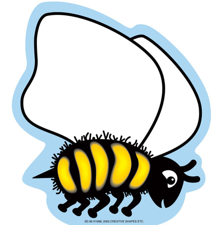 SHAPES ETC.  Large Notepad - Bee
