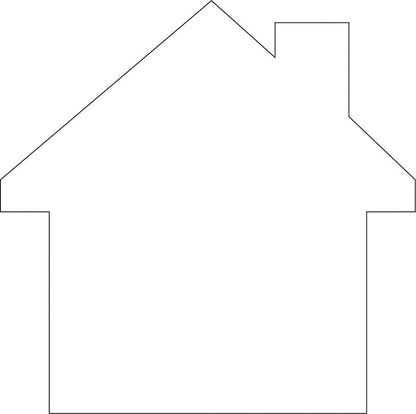 SHAPES ETC. Sticky Shape Notepad - House