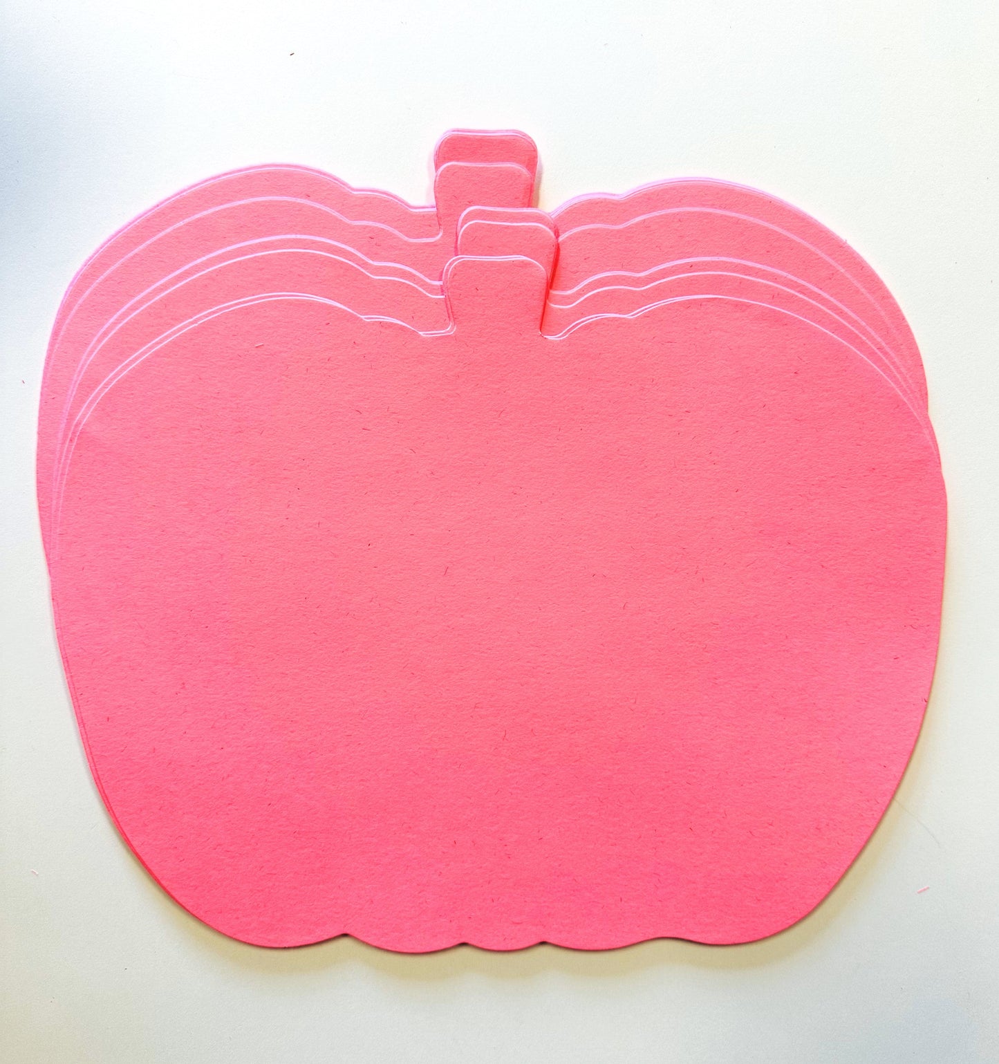 SHAPES ETC. Pretty in Pink-O-Ween Pumpkin Single Color Super Cut-Outs- 8” x 10”
