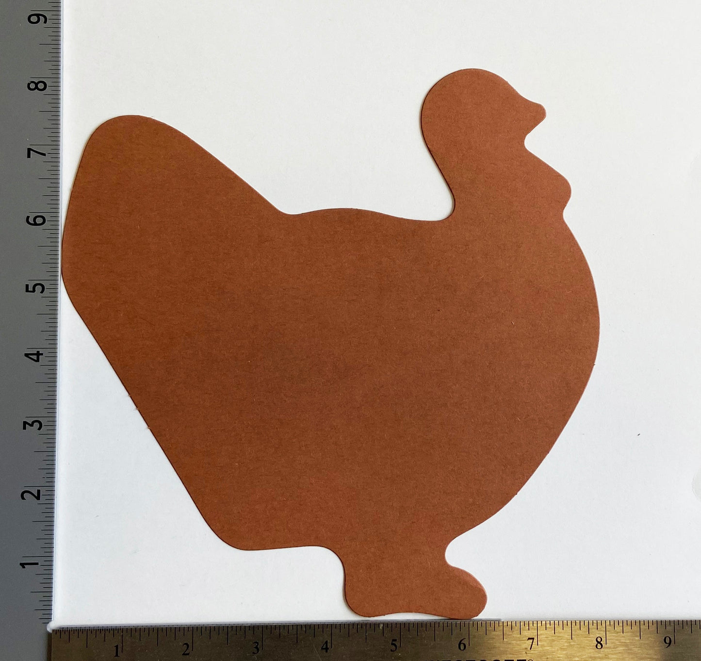 SHAPES ETC. Turkey Single Color Super Cut-Outs- 8” x 10”