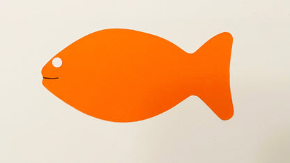 SHAPES ETC. Faith Fish Large Assorted Color Cut-Outs