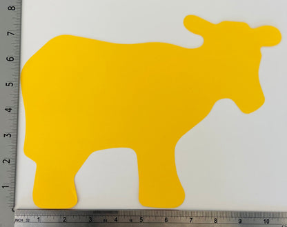 SHAPES ETC. Cow Assorted Color Super Cut-Outs- 8” x 10”