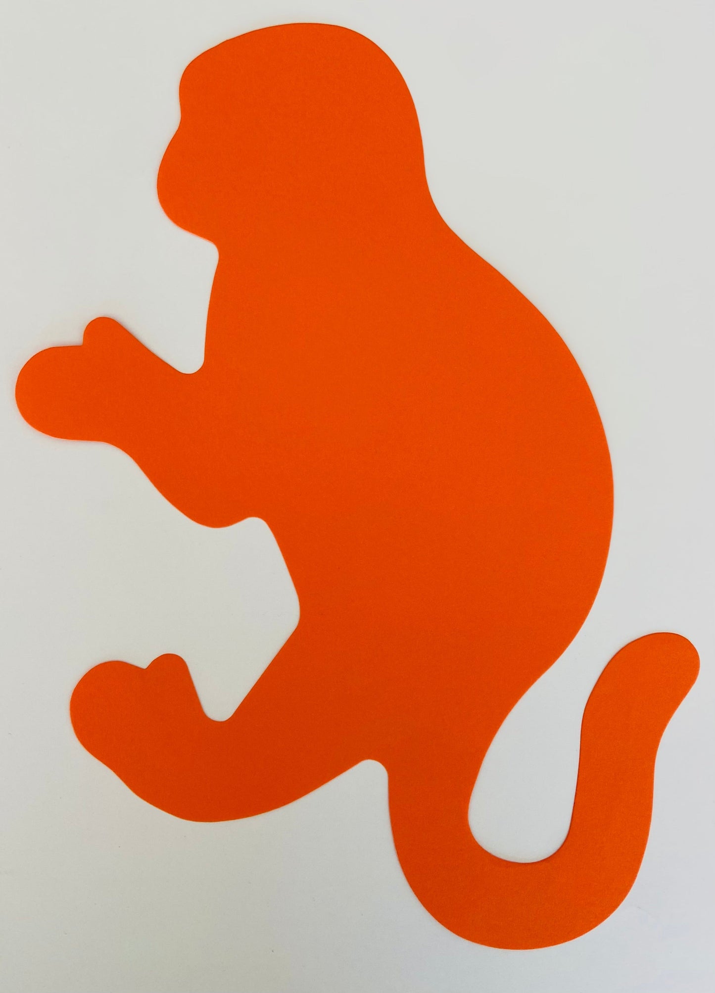 SHAPES ETC. Monkey  Assorted Color Super Cut-Outs- 8” x 10”