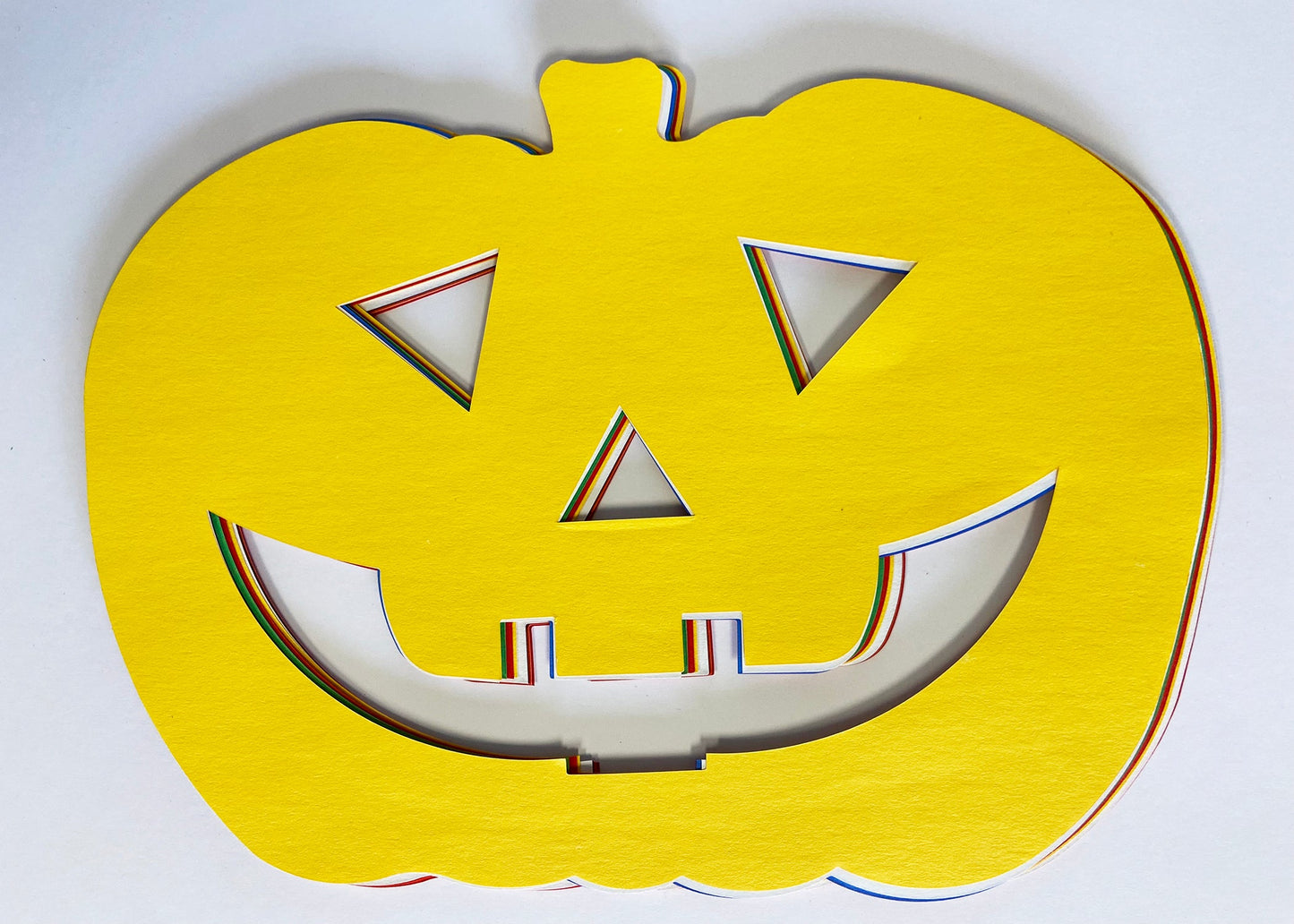 SHAPES ETC. Jack O Lantern Assorted Color Super Cut-Outs- 8” x 10”