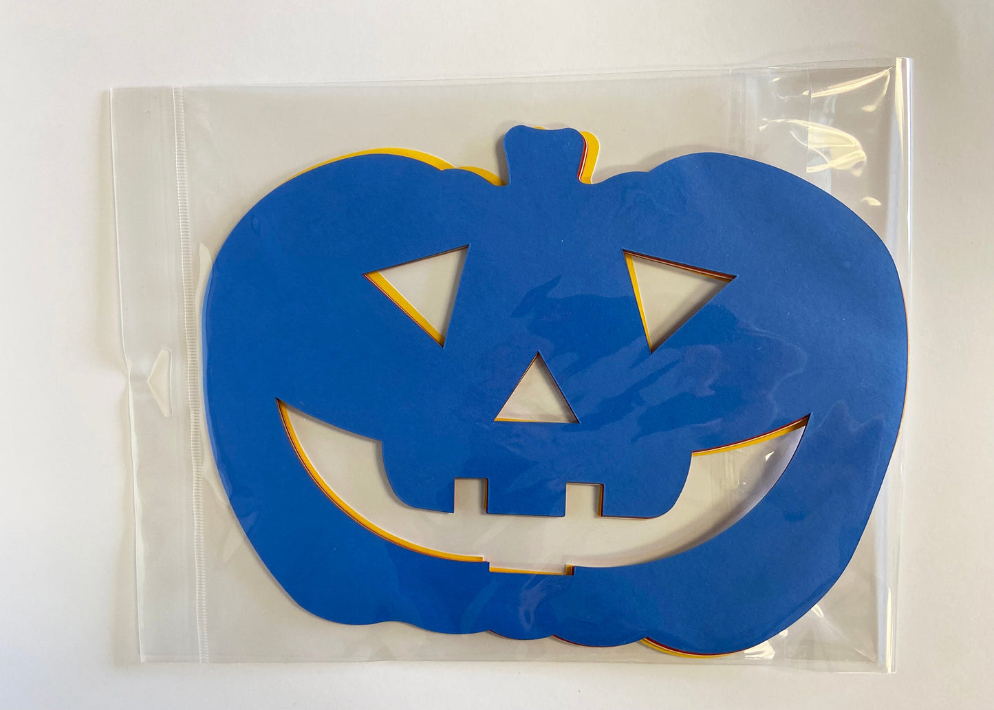 SHAPES ETC. Jack O Lantern Assorted Color Super Cut-Outs- 8” x 10”