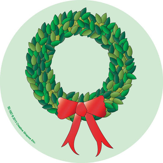 SHAPES ETC. Large Notepad - Wreath