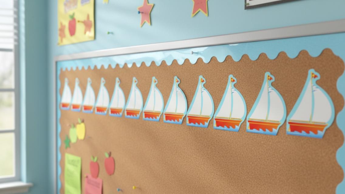 SHAPES ETC. Mini Notepad - Sailboat