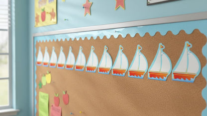 SHAPES ETC. Mini Notepad - Sailboat