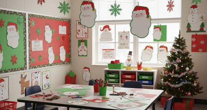 SHAPES ETC. Large Notepad - Santa Face