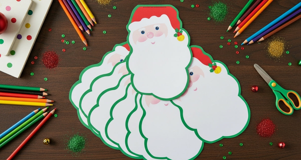 SHAPES ETC. Mini Notepad - Santa Face