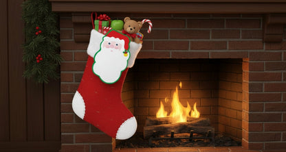 SHAPES ETC. Large Notepad - Santa Face