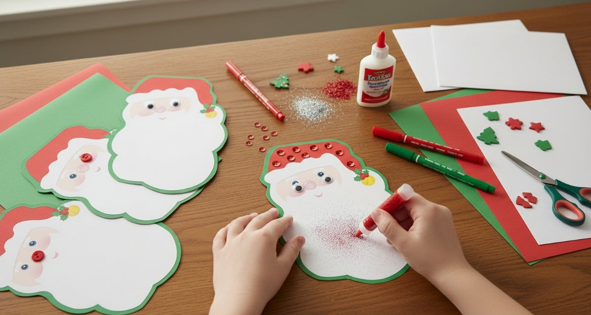 SHAPES ETC. Mini Notepad - Santa Face