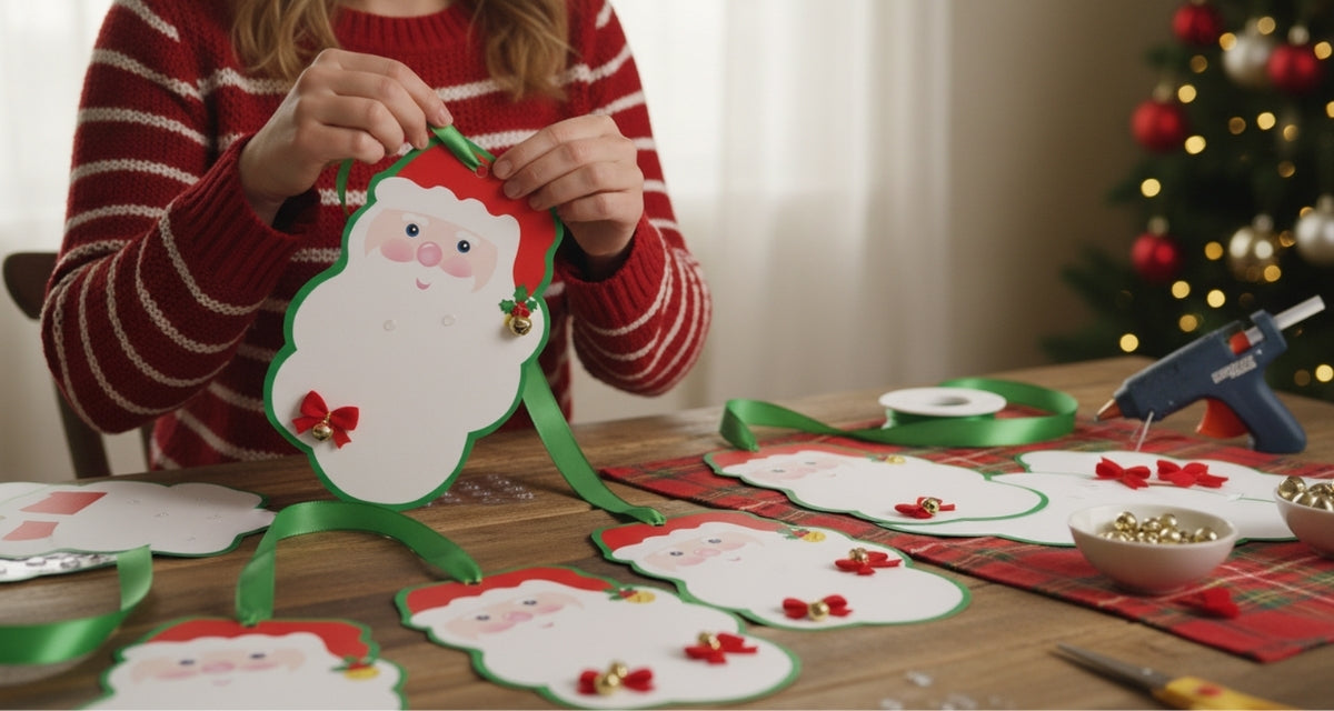 SHAPES ETC. Large Notepad - Santa Face