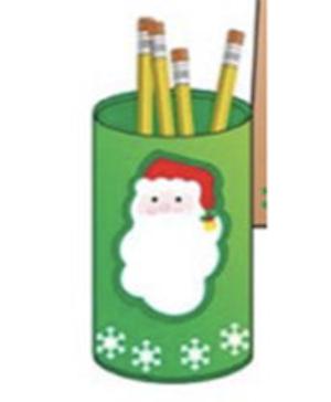 SHAPES ETC. Mini Notepad - Santa Face