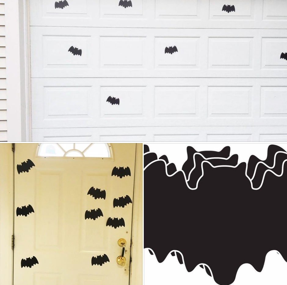 Die-Cut Magnetic - Small Single Color Bat