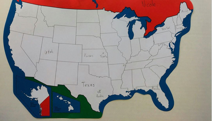 SHAPES ETC. Unlabeled U.S.- Practice Maps