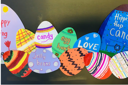 SHAPES ETC. Large Single Color Cut-Out - Egg