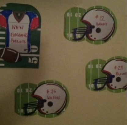Sports Jersey Classroom Large Notepad