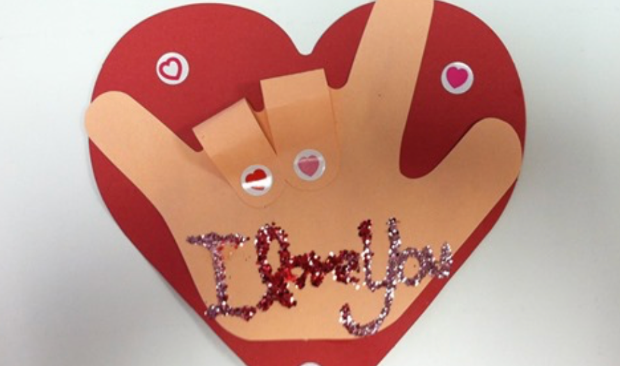 SHAPES ETC. Heart Large Tri-Color Creative Cut-Outs- 5.5”