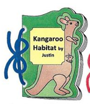 SHAPES ETC.  Large Notepad - Kangaroo