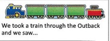 SHAPES ETC. Large Notepad - Caboose