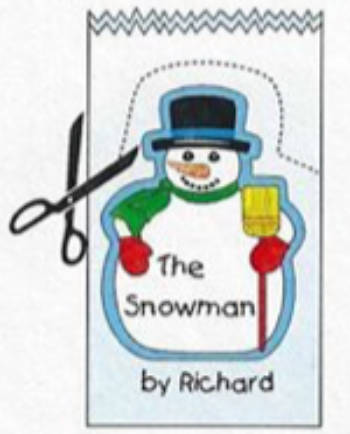 SHAPES ETC. Large Notepad - Snowman
