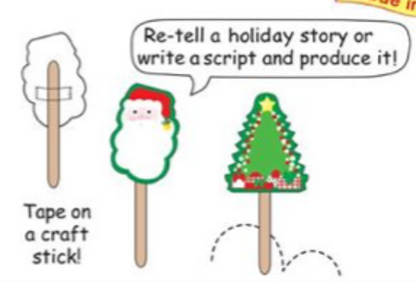 SHAPES ETC. Mini Notepad - Decorated Tree