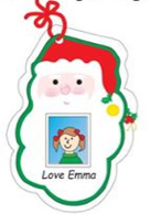 SHAPES ETC. Large Notepad - Santa Face