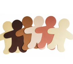 SHAPES ETC. Large Cut-Out Set - Multicultural Body Parts