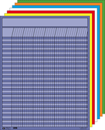 SHAPES ETC. Vertical Chart - Set of 7
