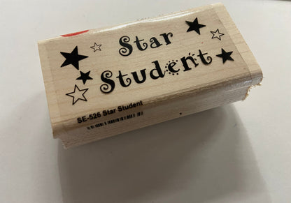 SHAPES ETC. Teacher's Stamp - Star Student
