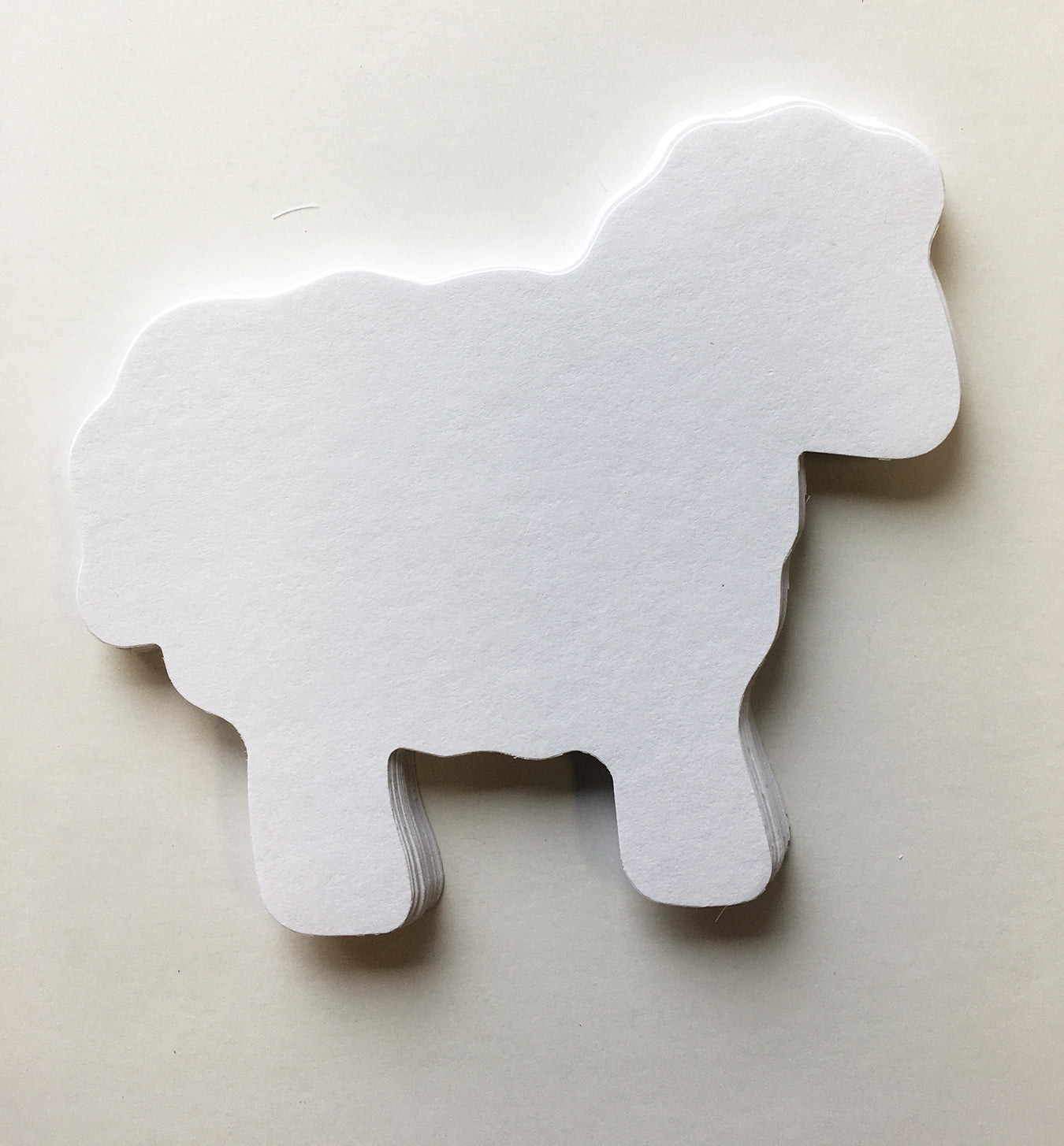 SHAPES ETC. Sheep Single Color Creative Cut-Outs- 5.5"