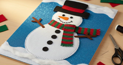 SHAPES ETC.  Single Color Cut-Out - Snowman