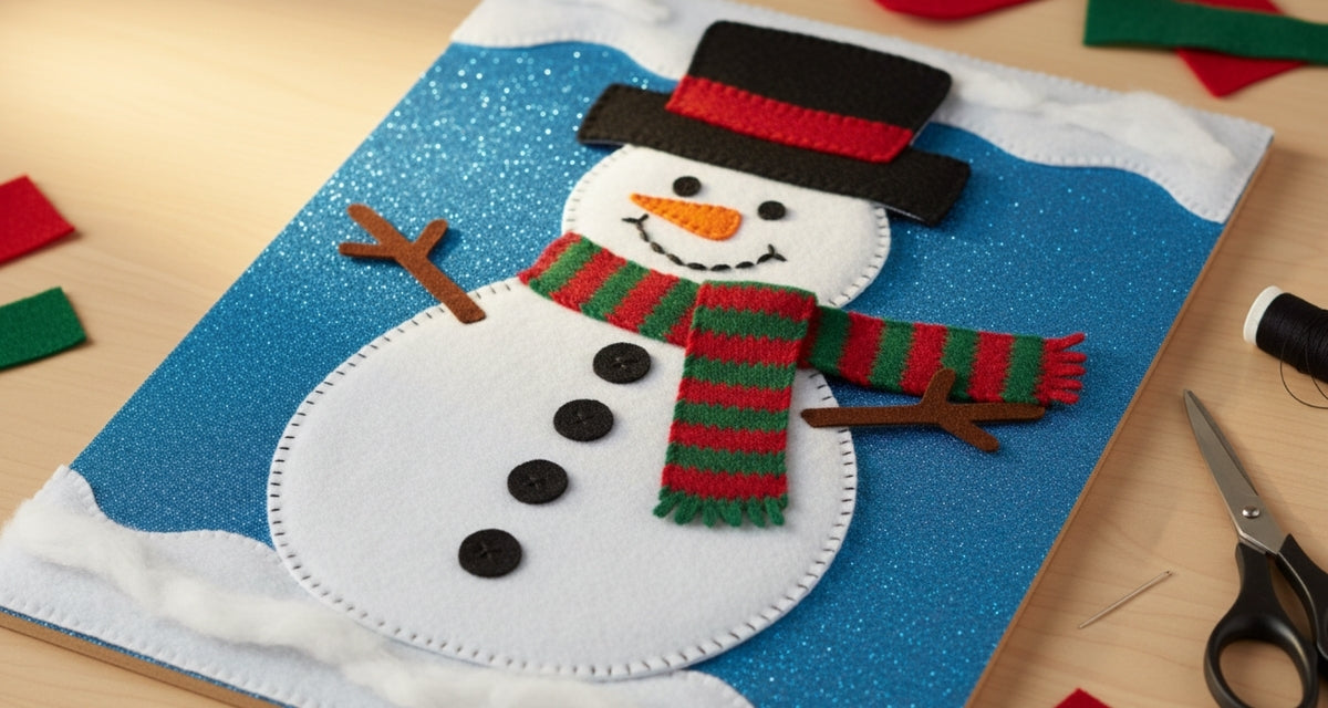 SHAPES ETC. Small Single Color Creative Foam Cut-Outs - Snowman