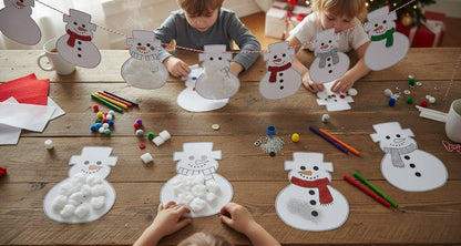 SHAPES ETC.  Single Color Cut-Out - Snowman