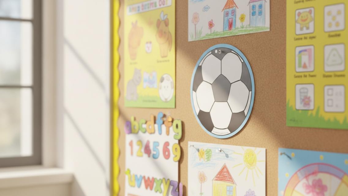 SHAPES ETC. Mini Notepad - Soccerball